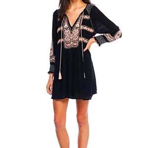 Black free people shift dress